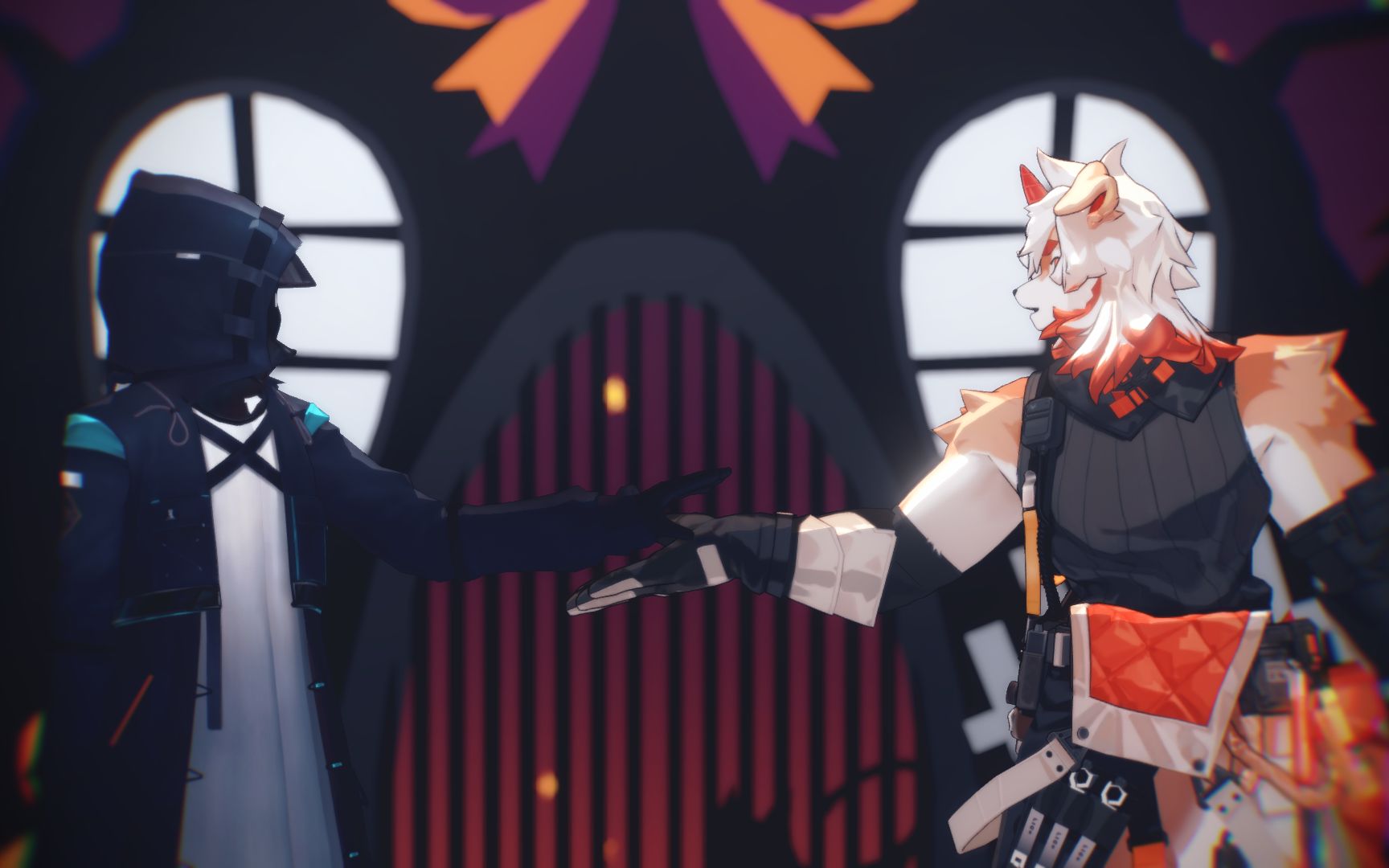 【明日方舟mmd】吽博 trick and treat