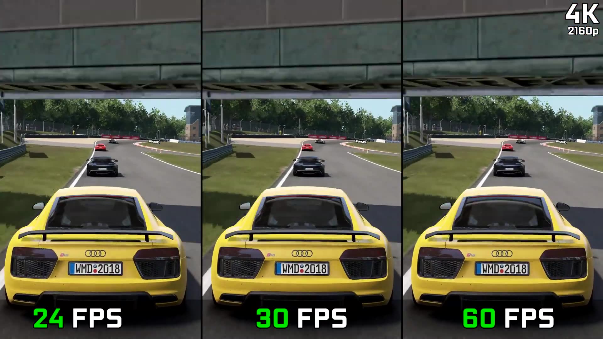 4K 24 fps vs. 30 fps vs. 60 fps  2160p GAMING Comparison High Graphics哔哩哔哩bilibili