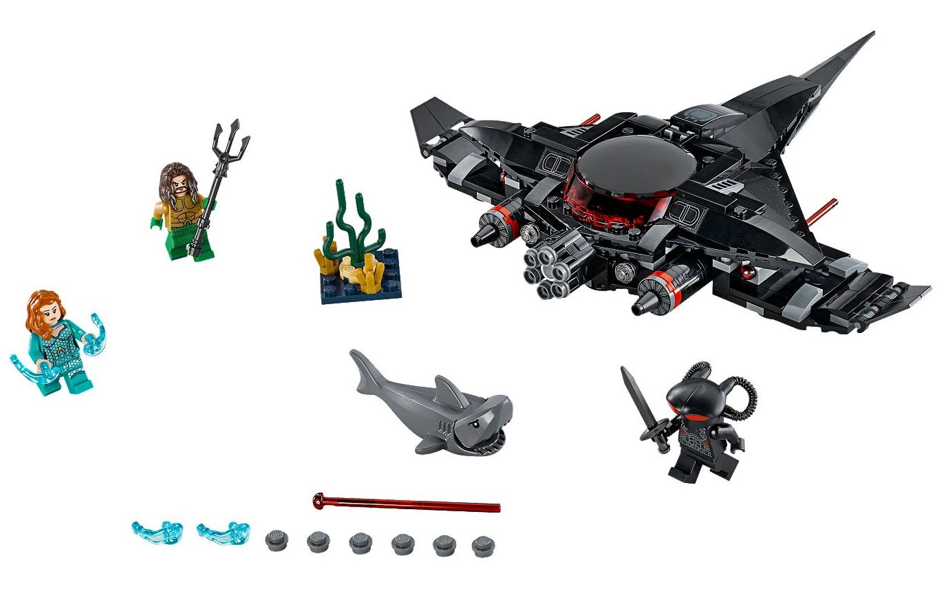 乐高lego 76095 超级英雄 海王人仔黑蝠鲼袭击 2018速拼评测_哔哩哔哩