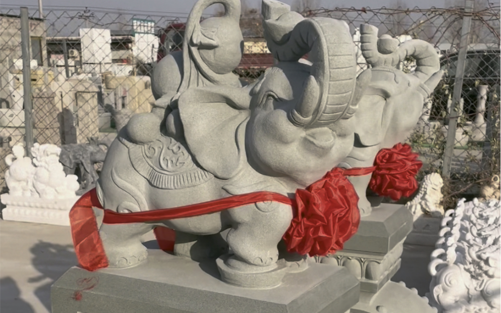 万年青天然石材门墩抱鼓石别墅庭院酒店门口摆件