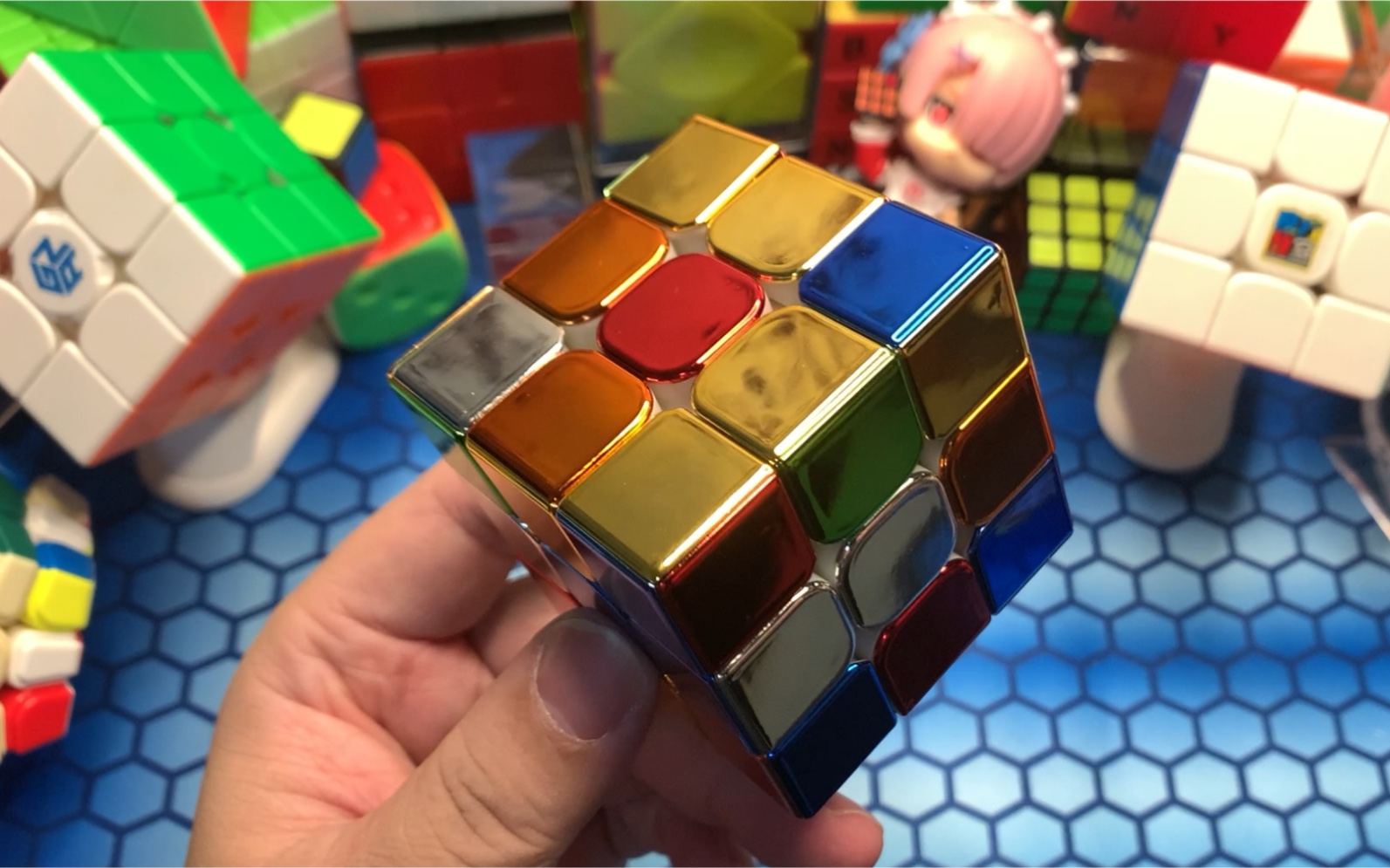 【新品开箱】旋风小子磁力电镀靓色三阶魔方炫酷来袭|亮瞎双眼极具