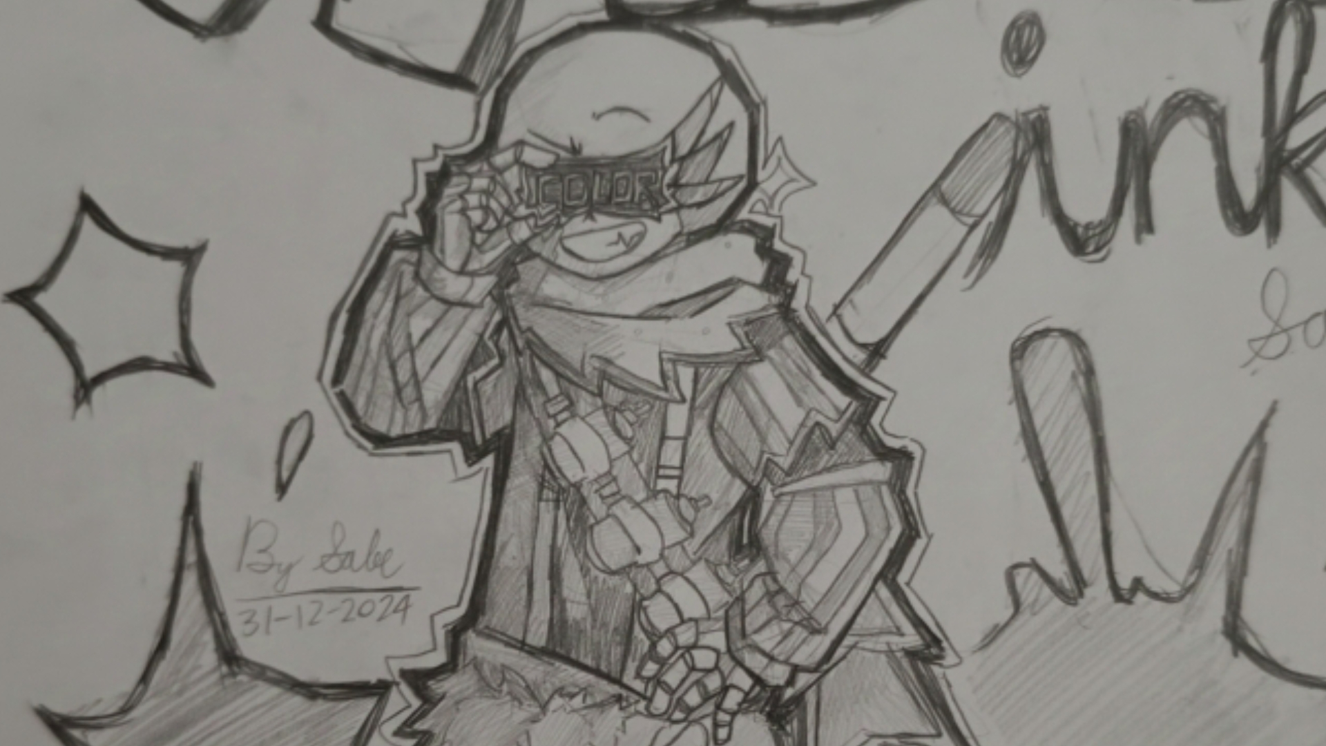 fresh ink(潮流墨水)手绘