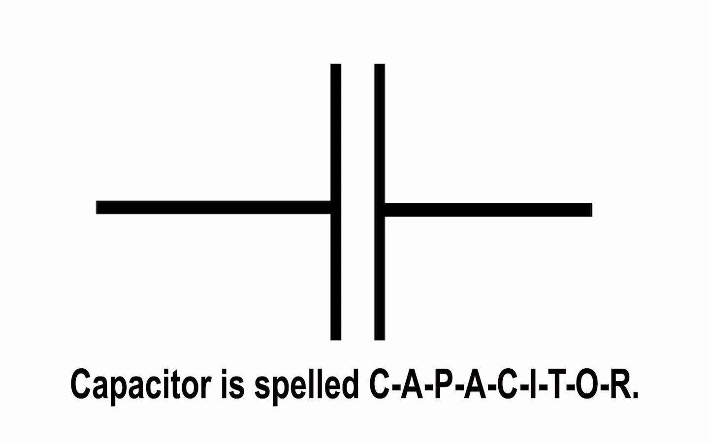 Capacitor  One Minute English Lesson哔哩哔哩bilibili