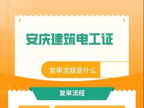 安庆建筑电工证复审流程是什么?哔哩哔哩bilibili