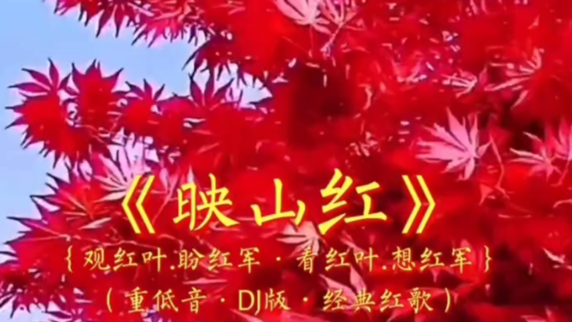 [图]重低音《映山红》#音乐#DJ版#哔哩哔哩