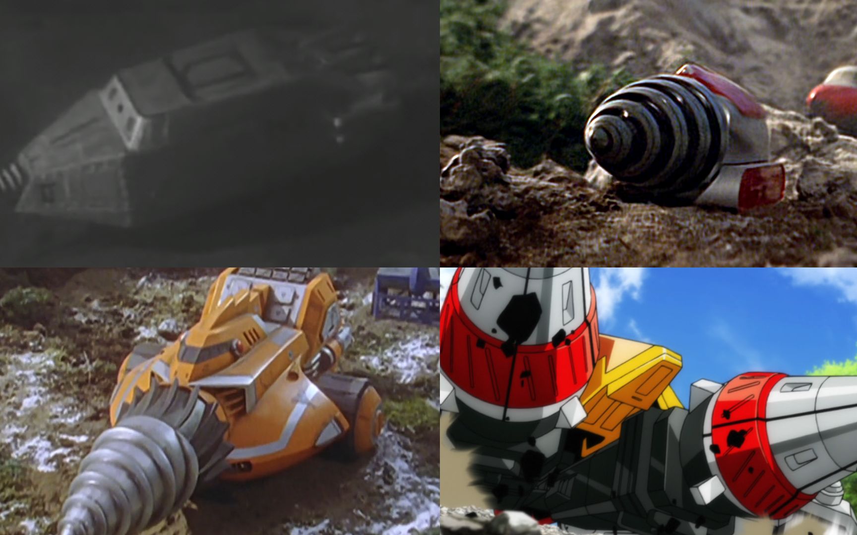 来回顾一下圆谷的所有钻地战车吧!