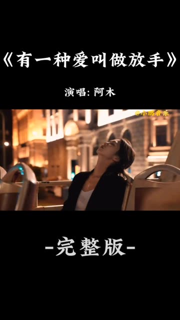 经典歌曲《有一种爱叫做放手》阿木哔哩哔哩bilibili