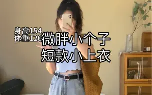 Tải video: 154/120微胖小个子短款小上衣