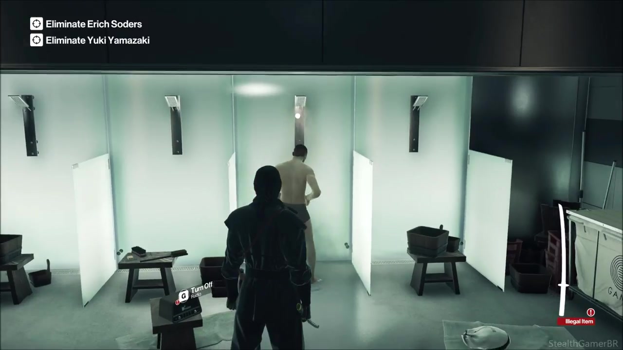 [图]Hitman 杀手6 高玩精神病风格速杀忍者一刀流 北海道内脏逆位 StealthGamer