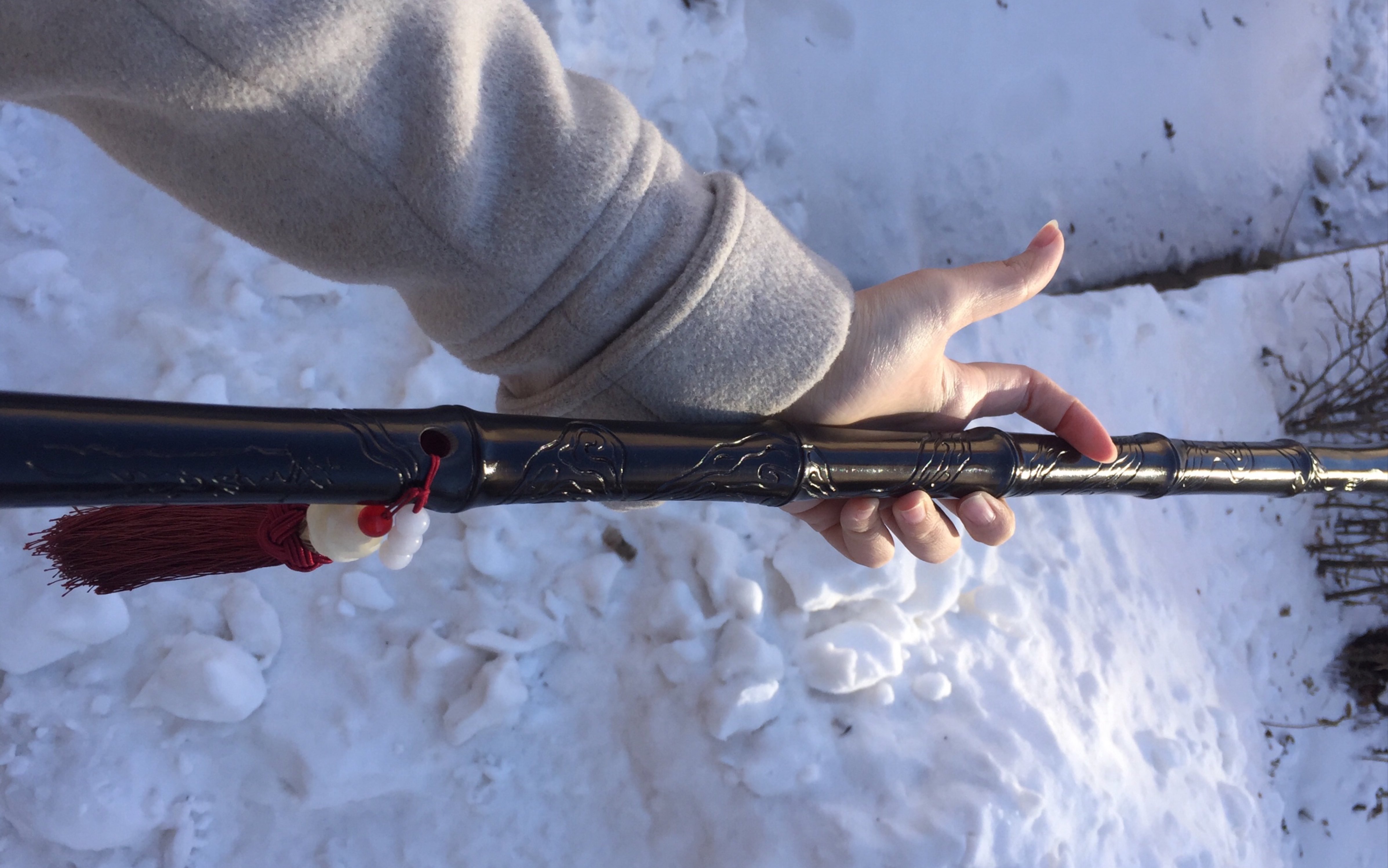 《陈情令》夷陵老祖同款转笛子「月下无限连」 原道具翻模陈情 双倍的