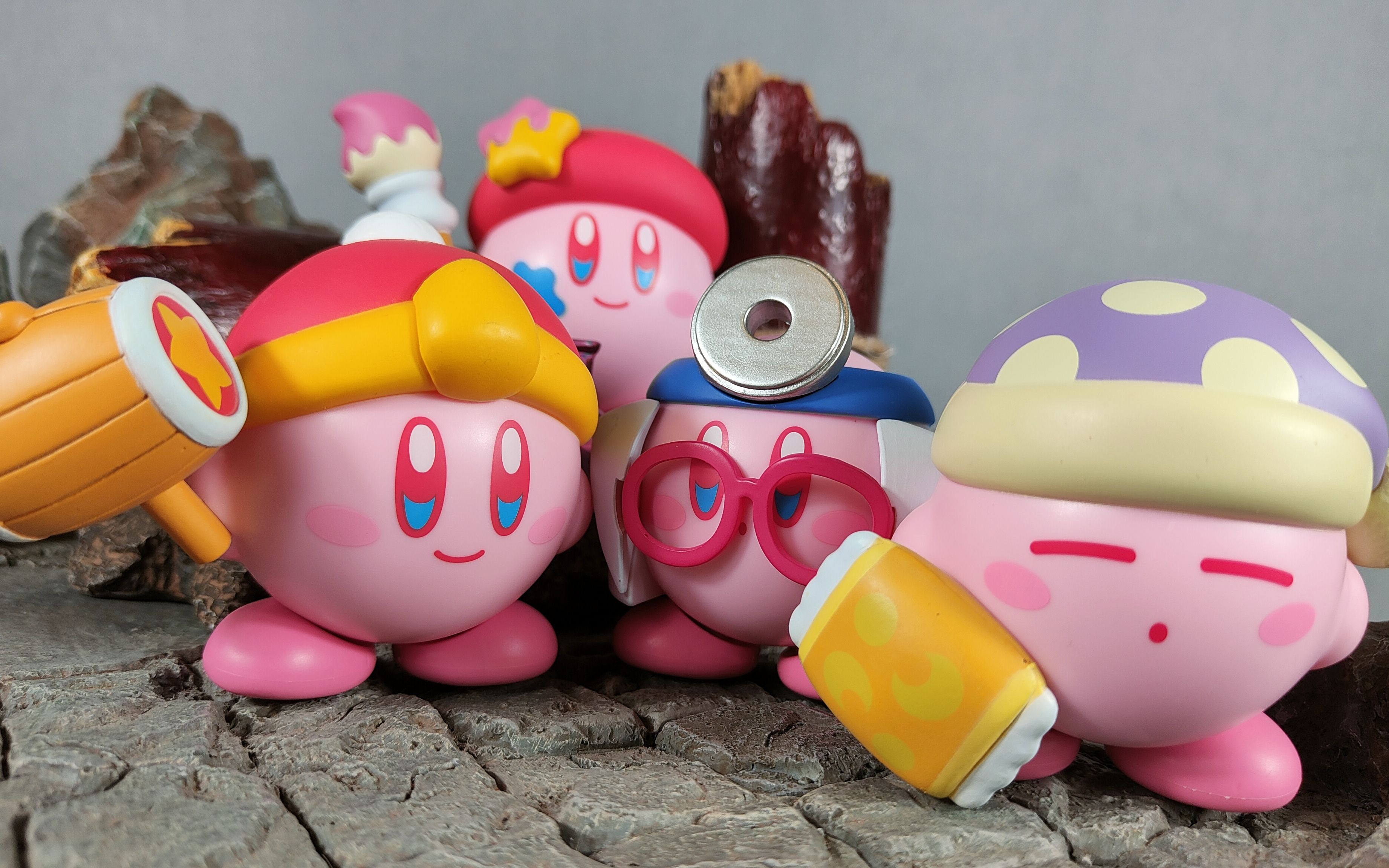 可爱的粉红恶魔!万代模型 bandai 星之卡比 扭蛋 造型系列 closet2