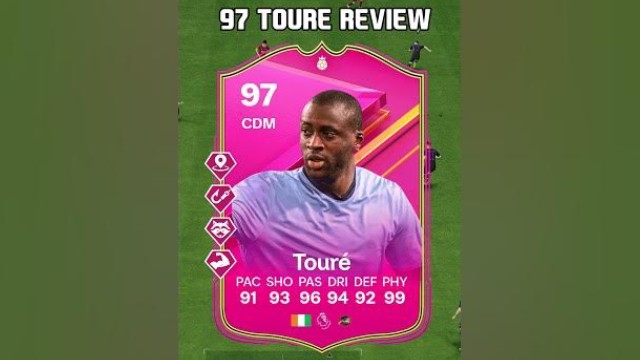 【FC24评测】FUTTIES英雄亚亚图雷Yaya Tour㩥ˆ˜表现AmpereMks网络游戏热门视频