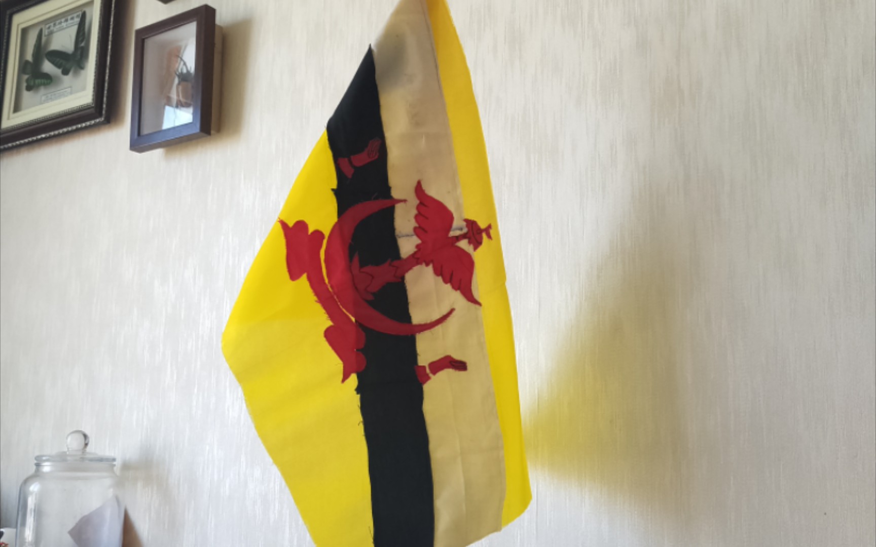 【国旗制作】教程:如何在家里手搓一面文莱国旗?