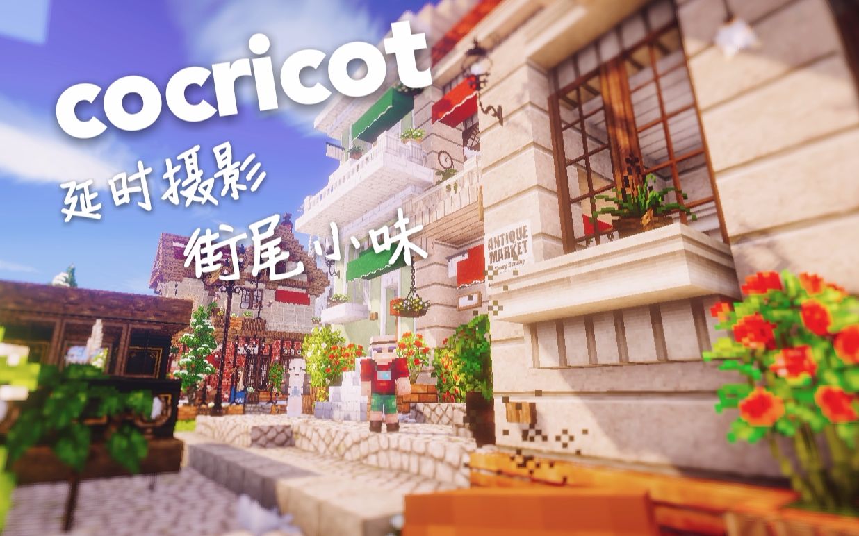 【MINECRAFT】20x20超细致街景! cocricot材质练习哔哩哔哩bilibili