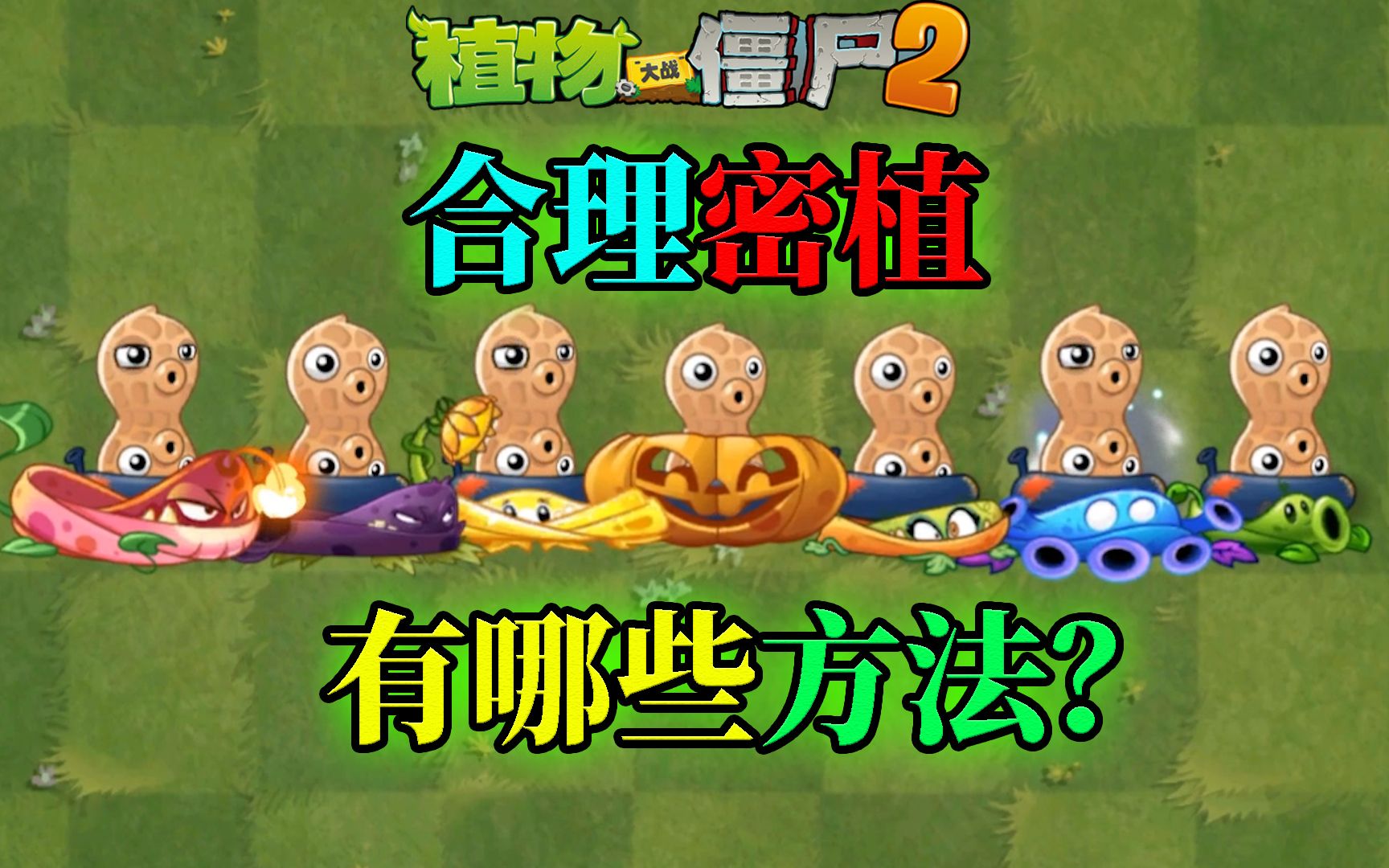 Pvz2之科学的合理密植法哔哩哔哩bilibili