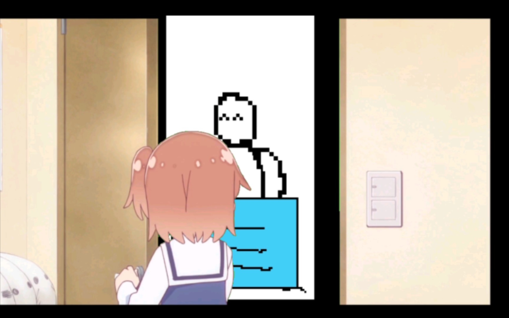 日向开门遇见了我