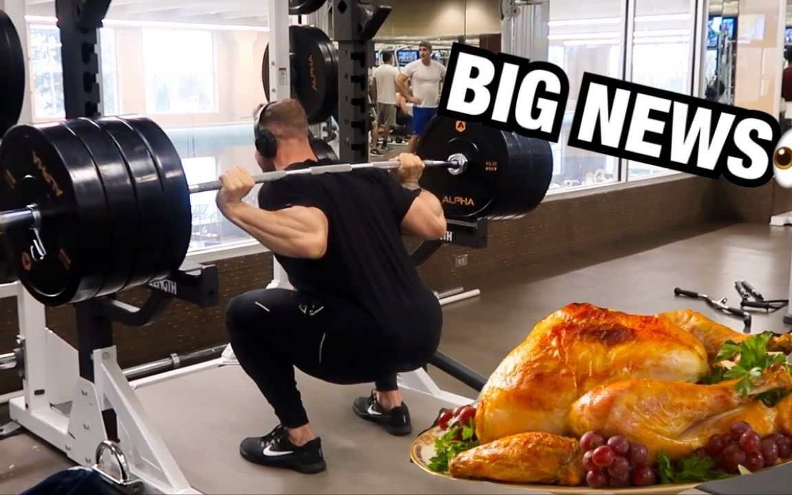 chrisbumstead如何从感恩节大餐中恢复过来腿部训练