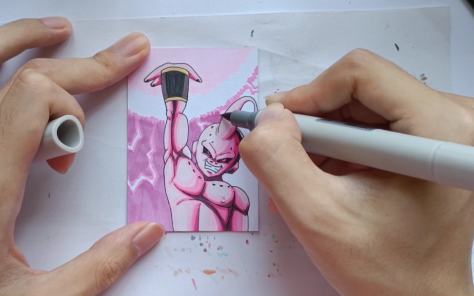 魔人布欧手绘过程