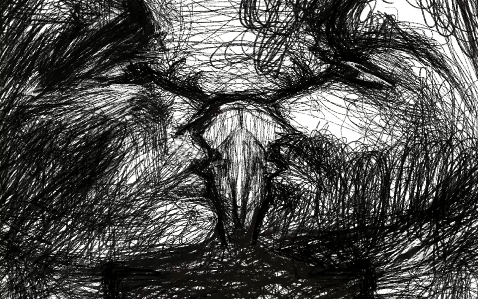 【剧版汉尼拔】错视图 远看是鹿角骷髅,近看是拔叔和茶杯的侧脸