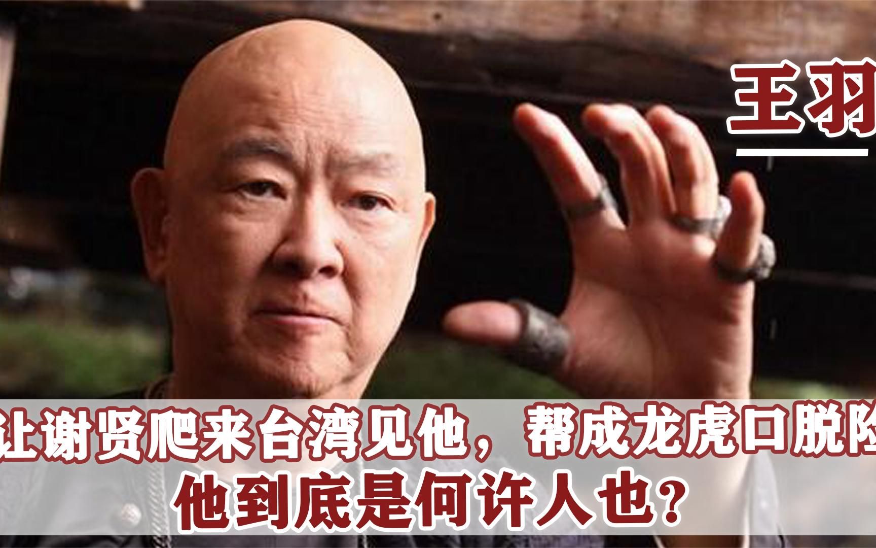 让谢贤爬去台湾见他,帮成龙摆脱虎口,半黑半白的王羽到底是谁?