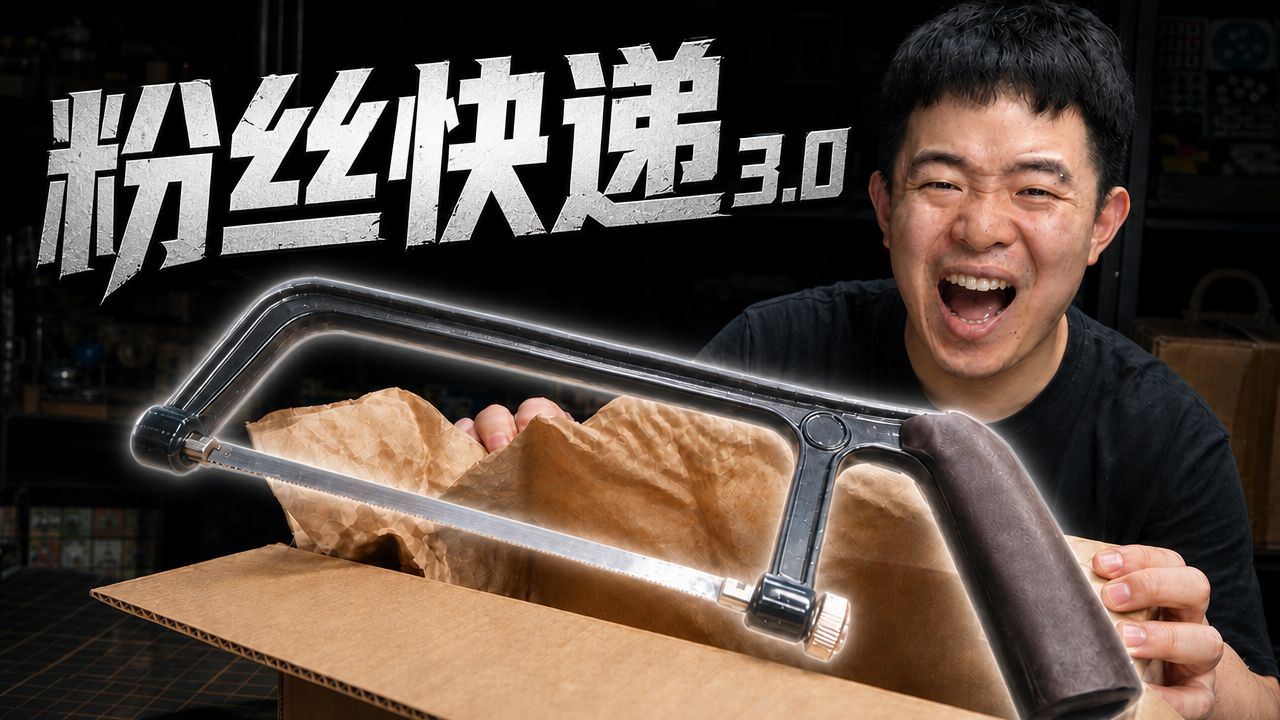 粉丝为了催我更新，居然给我寄了一把钢锯？！