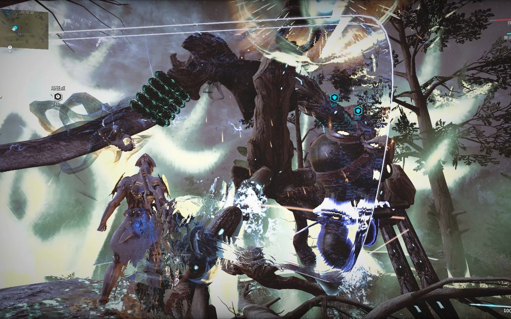 星际战甲warframe单刷夜灵123增幅器救赎者秒关节片尾配卡