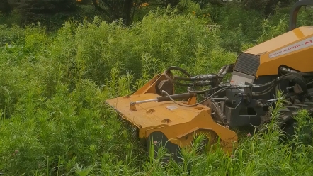 高速养护绿化修剪的遥控智能割草机器人