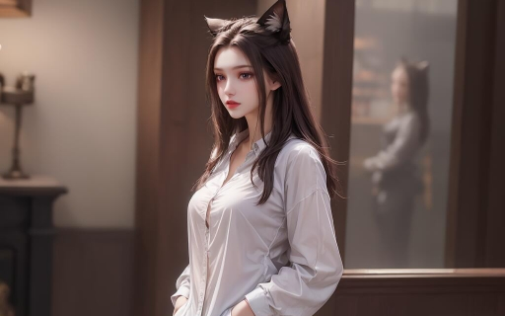看朱竹清走路带风