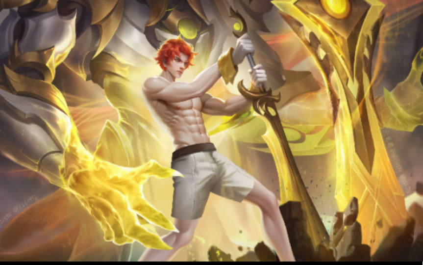 王者荣耀清凉装更衣室——铠爹五五开黑节皮肤曙光守护者战令星元皮肤