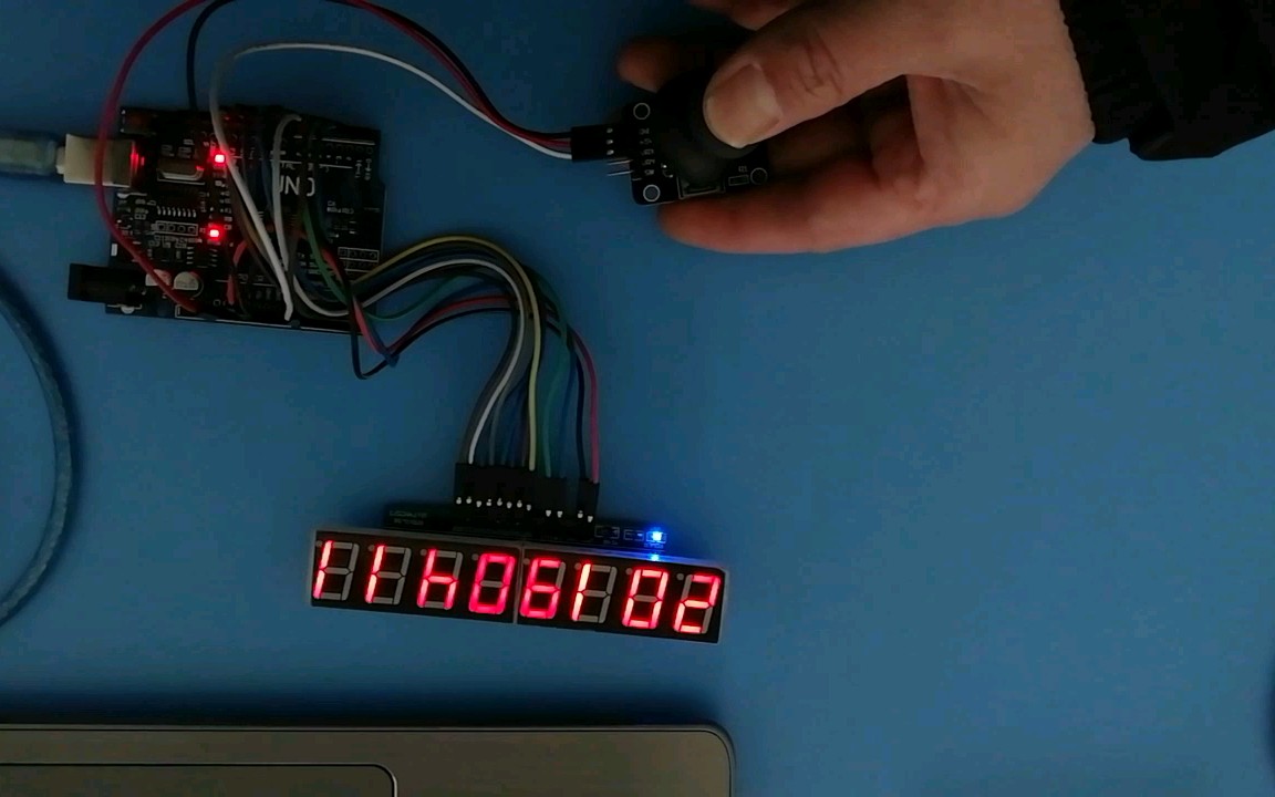 Arduino数码管调速滚动字幕哔哩哔哩bilibili