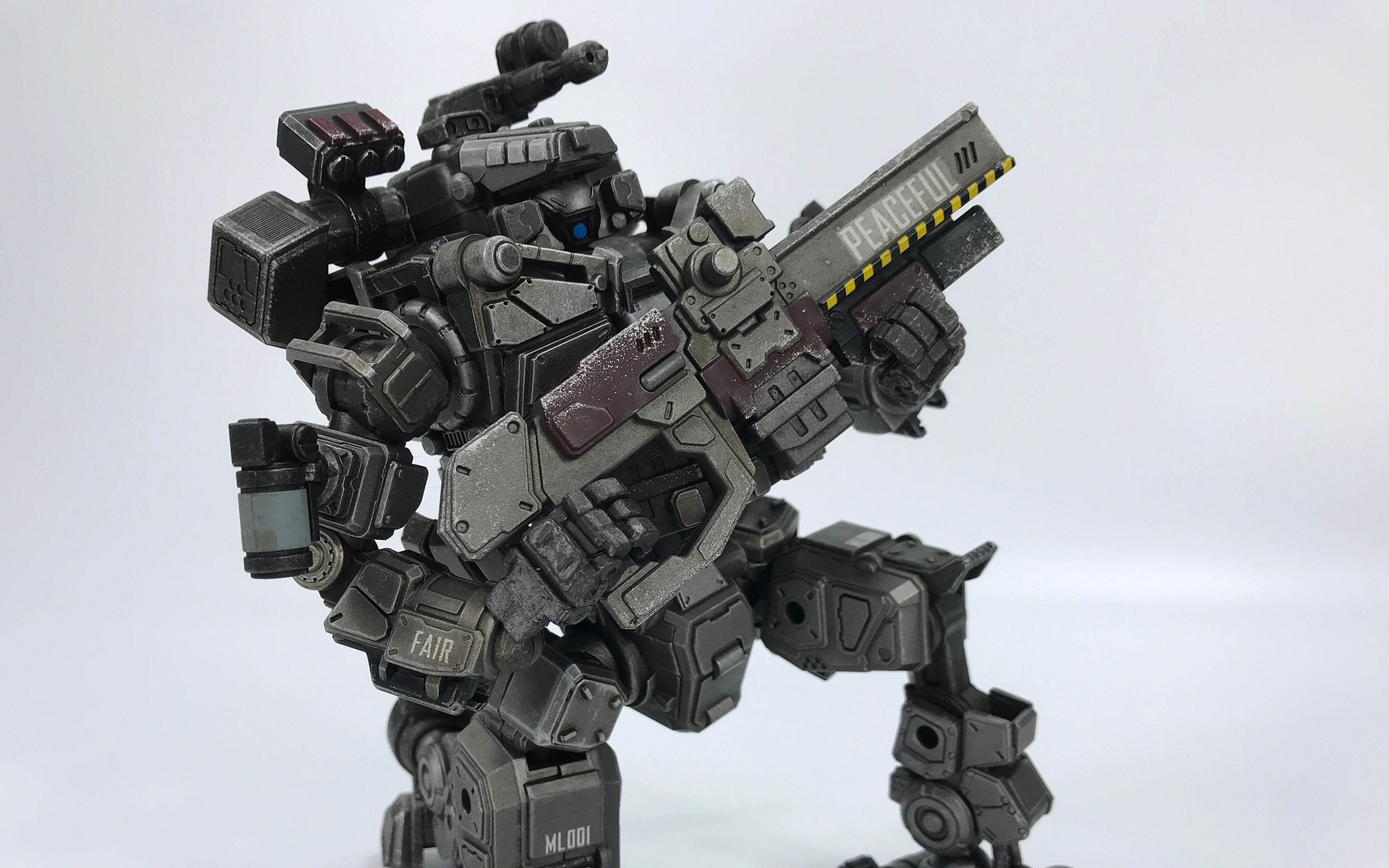 来福的模玩简评-第176集 暗源 ml02铁骸进攻型机甲_哔哩哔哩_bilibili