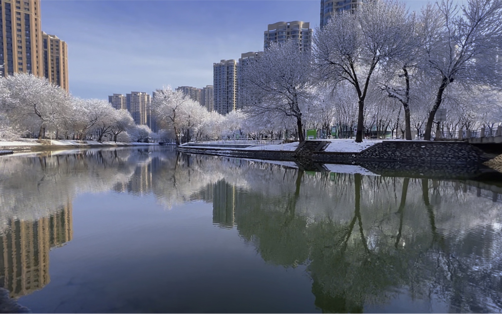 天津雪景美图图片