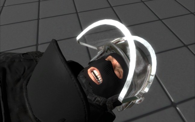 [彩虹六号]被ak12痛枪击倒后痛苦不堪的rook