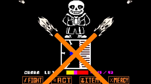 UnderTale Sans Fight Hard Mode_哔哩哔哩_bilibili