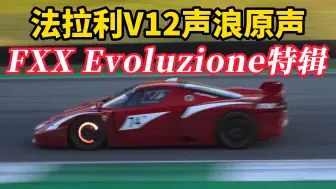 Скачать видео: 法拉利FXX Evoluzione V12发动机点火、加速、降档声浪欣赏