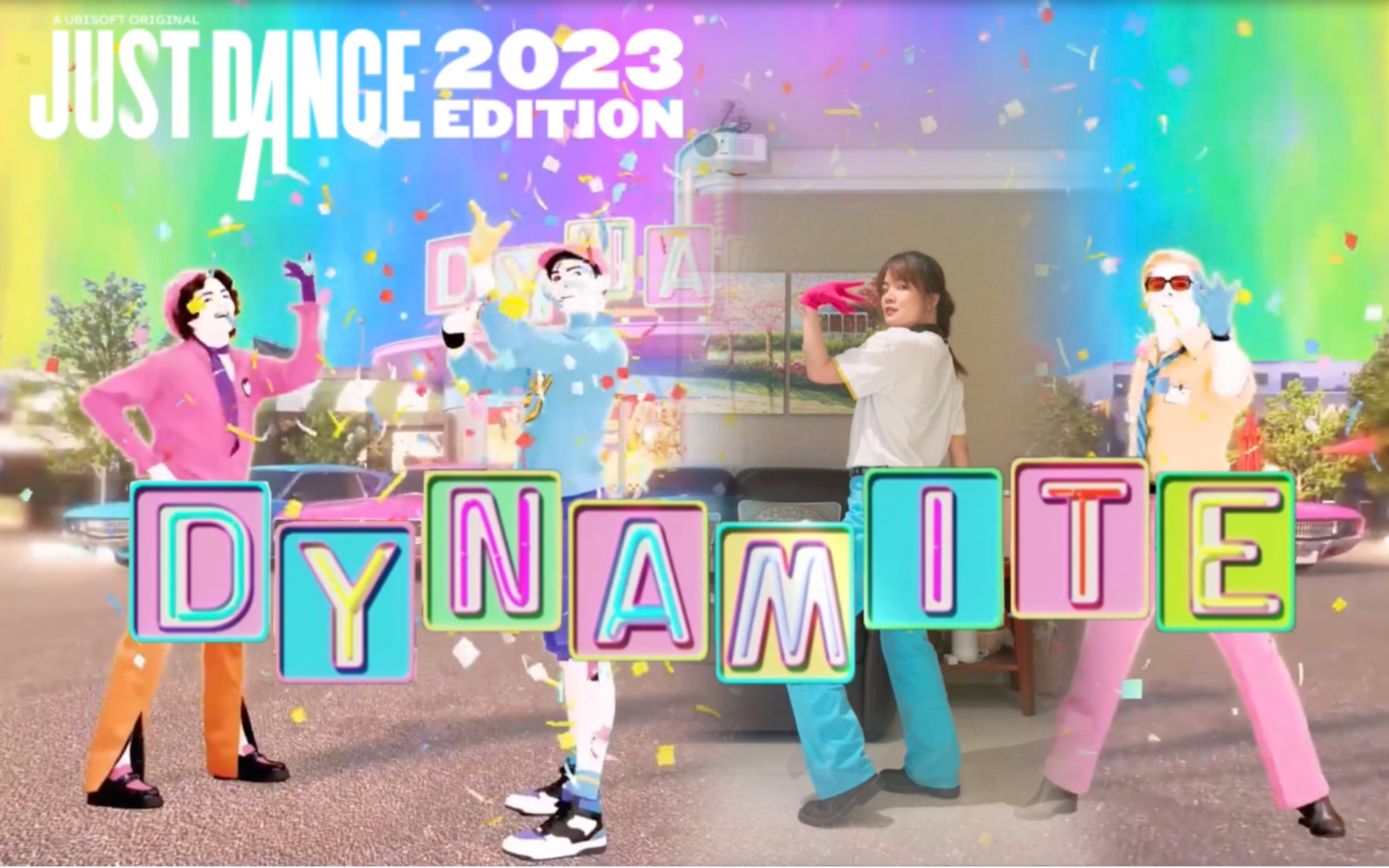 [图]【舞力全开2023】BTS真是谁跳谁帅啊！《Dynamite》极限版｜挑战蓝发小哥丝滑脚步