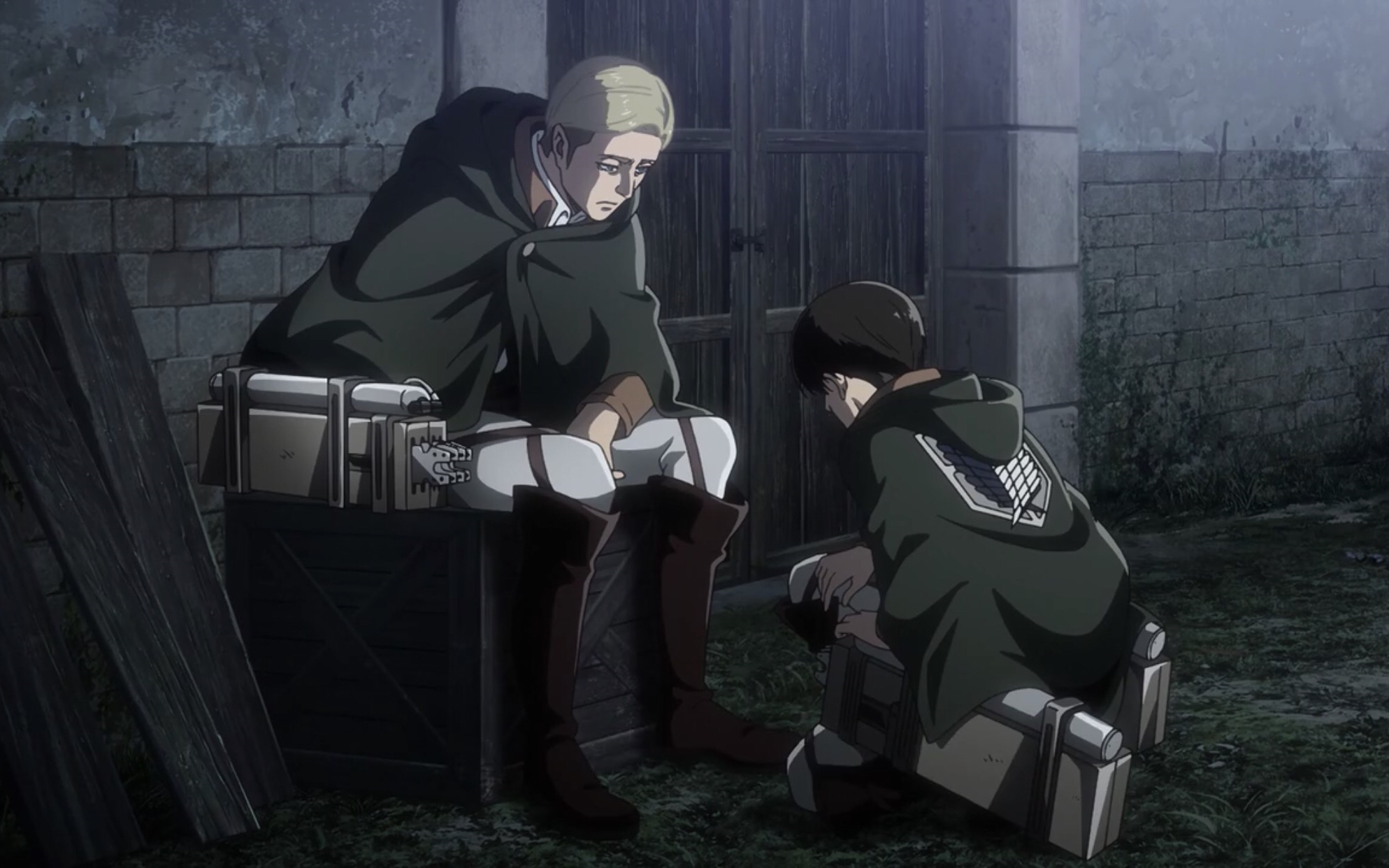 60帧催泪向四分钟讲述兵长和团长的故事团长你该休息了