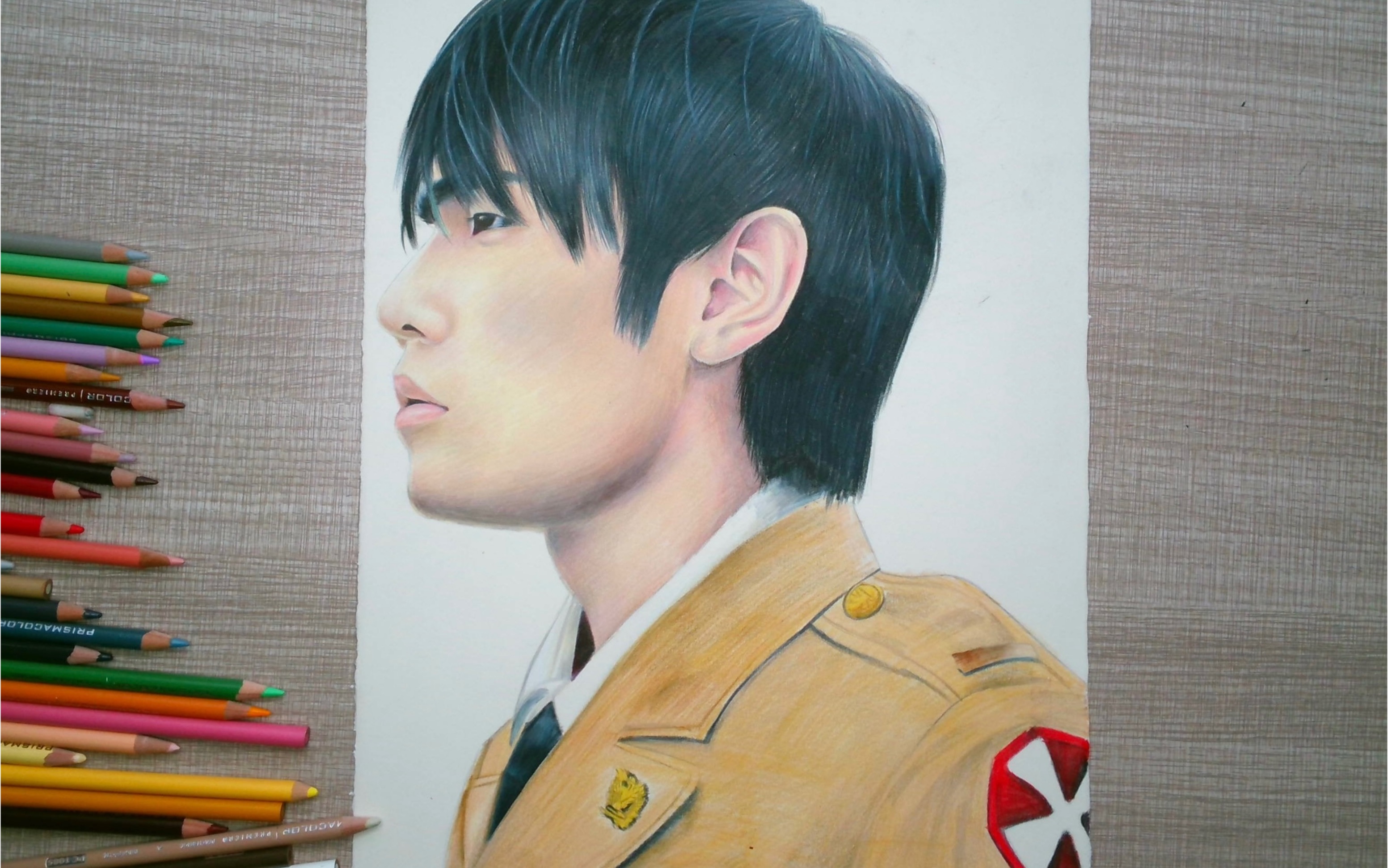彩铅手绘周杰伦.无与伦比,为杰沉迷!