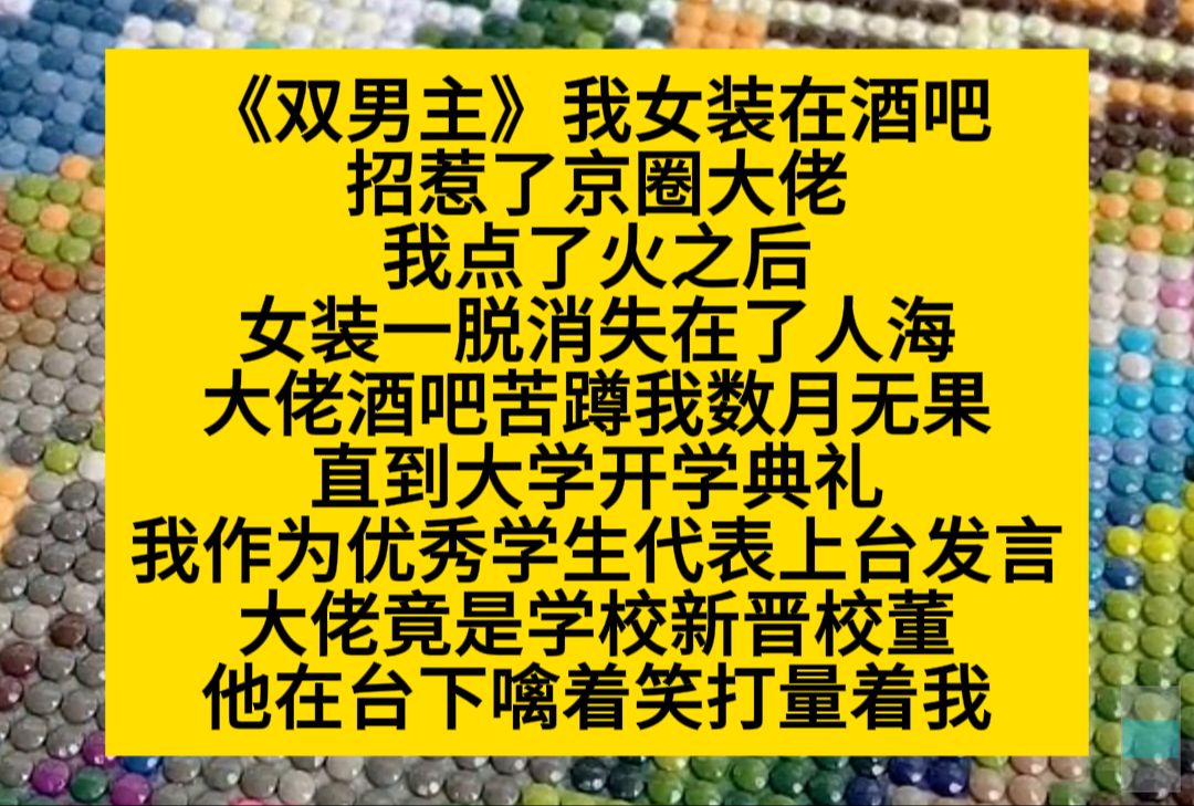 原耽推文 我女装在酒吧招惹了京圈大佬,点了火之后我消失人海,大佬酒吧苦等未果……哔哩哔哩bilibili