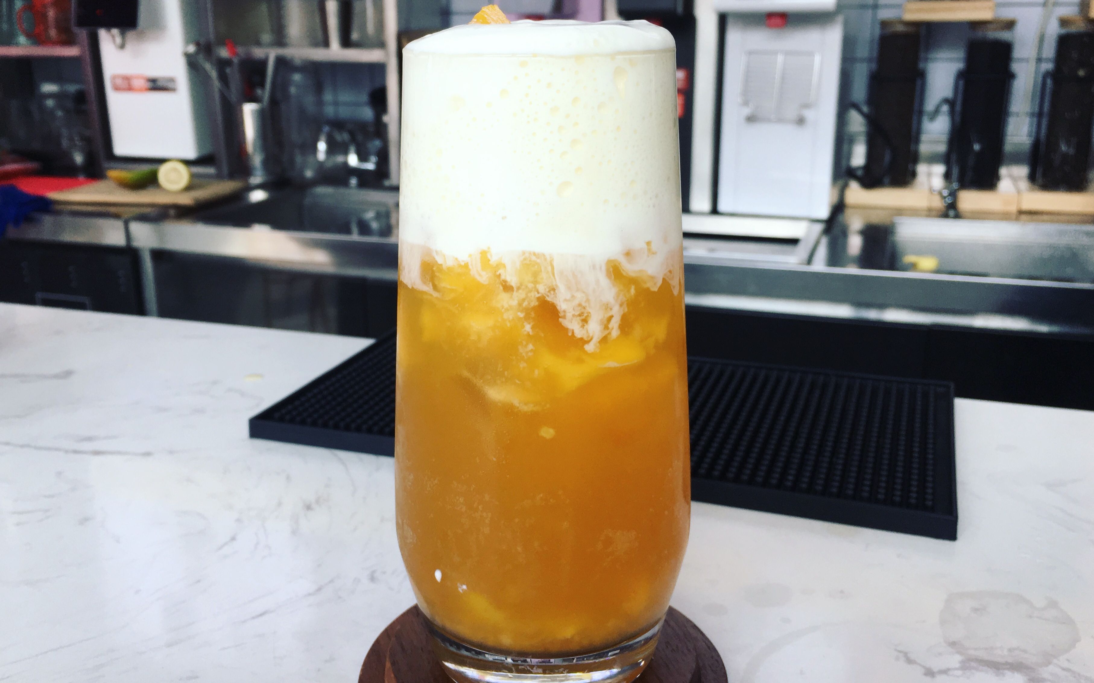 网红饮品——芝士芒果绿茶制作教程_哔哩哔哩 (゜-゜)つロ 干杯~-bili