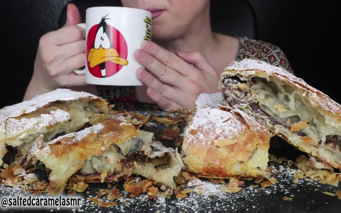 【saltedcaramel 】希腊甜点巧克力榛果糖薄脆酥皮蜜饼21.3.29