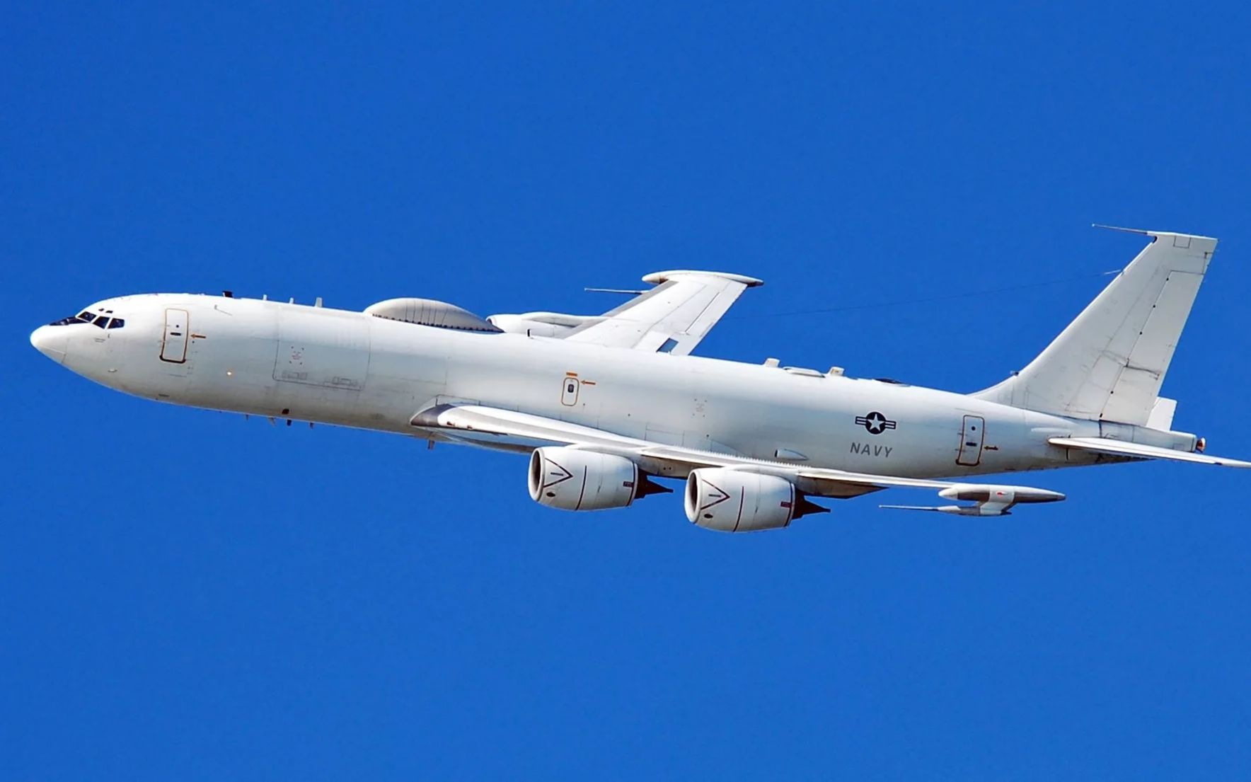 波音e-6"水星"指挥通信中继机起飞