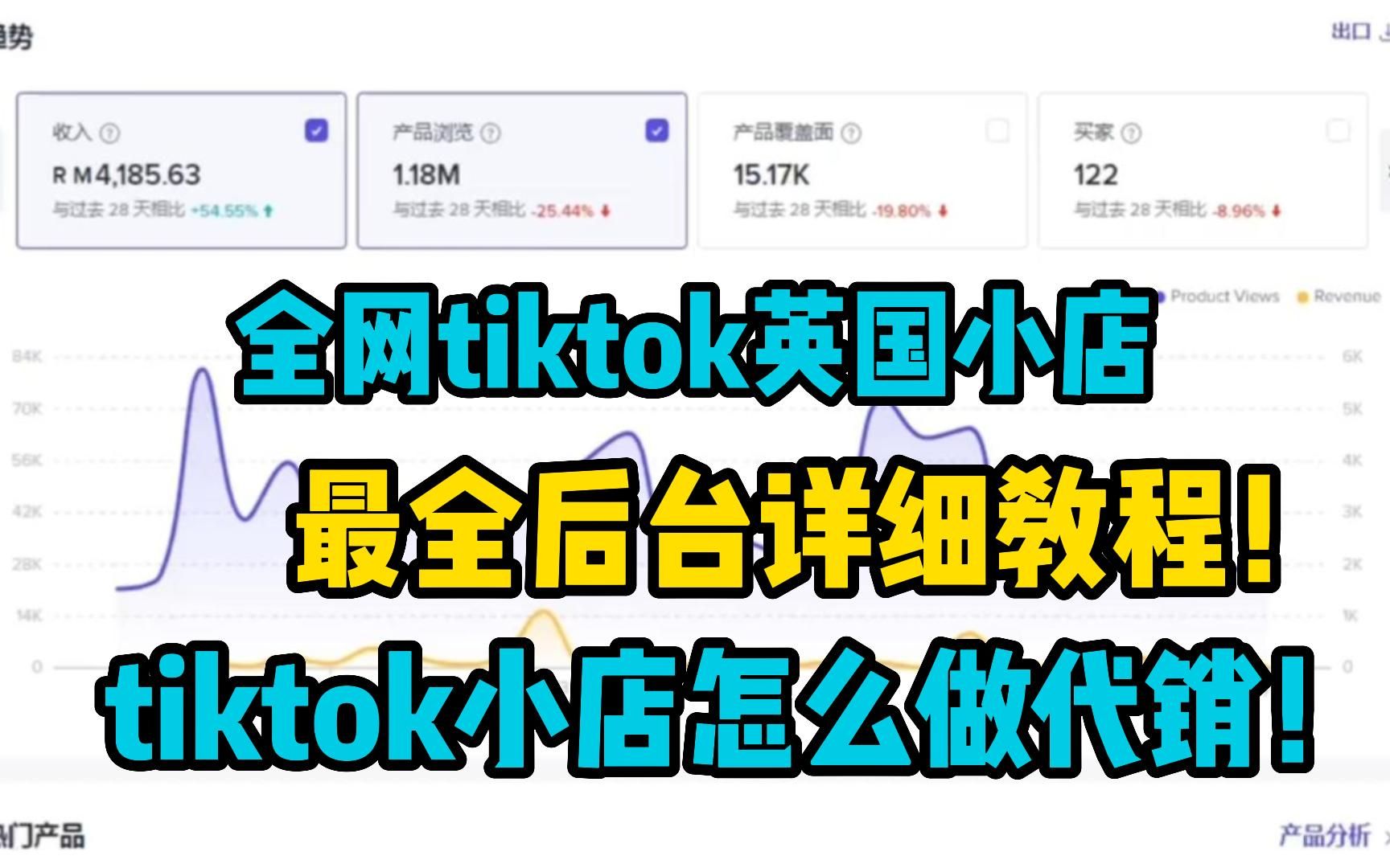 【tiktok视频教学】全网tiktok英国小店最全后台详细教程!tiktok小店怎么做代销!哔哩哔哩bilibili