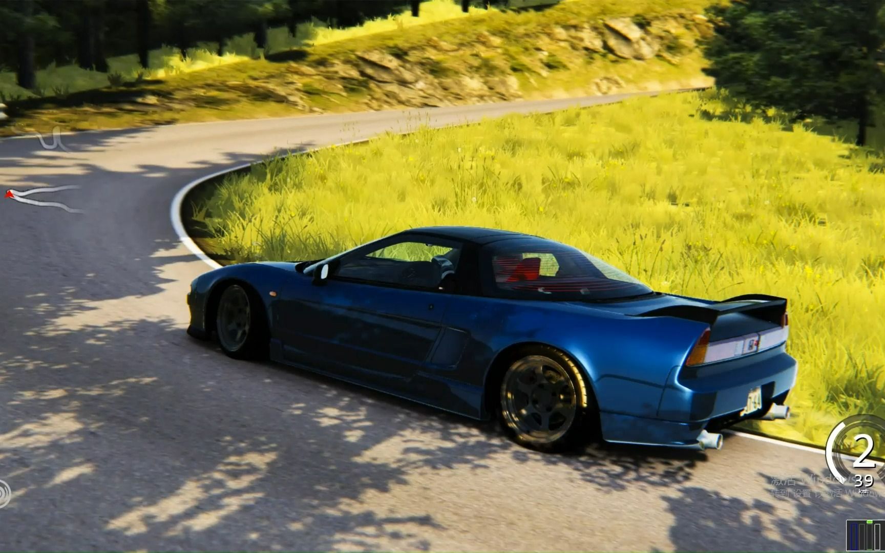 (assetto corsa 神力科莎)honda nsx na1跑山尝试