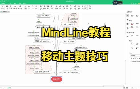 【MindLine技巧】如何在MindLine中使用布局功能来设置移动主题哔哩哔哩bilibili