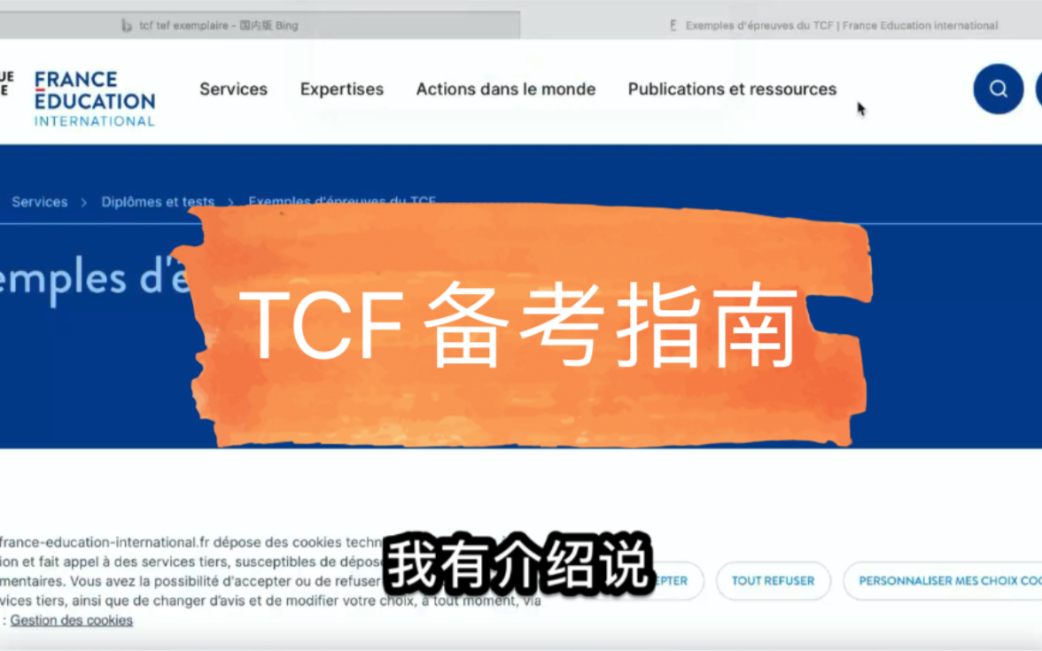 TCF法语考试|模拟题备考攻略哔哩哔哩bilibili