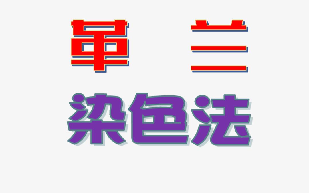 兽医微生物三分钟革兰氏染色哔哩哔哩bilibili