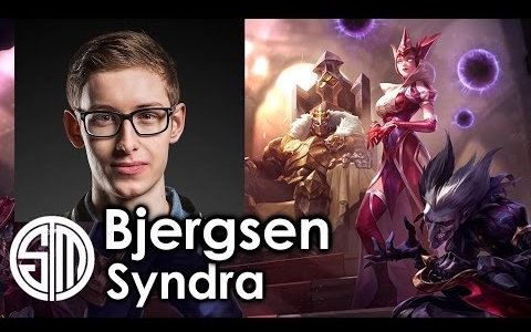 Bjergsen picks Syndra哔哩哔哩bilibili