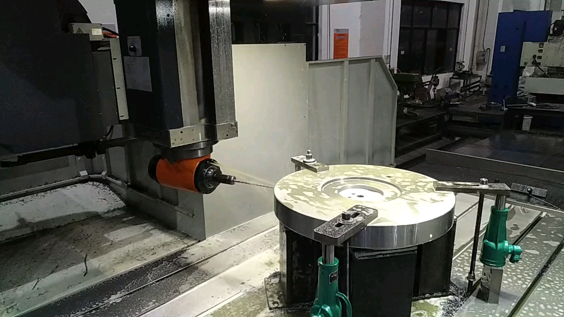 偷偷上传师傅的龙门侧铣头360°钻孔程序,别让师傅看到了