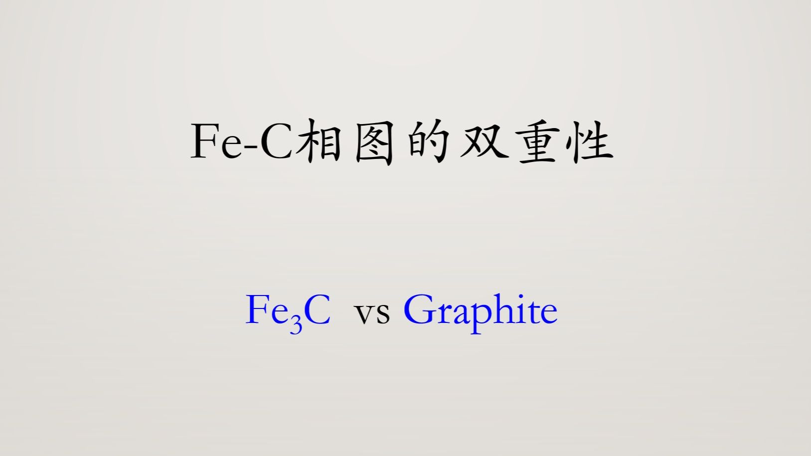 FeFe3C相图和FeG(石墨)相图共舞哔哩哔哩bilibili